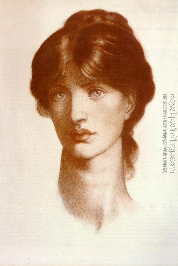 Dante Gabriel Rossetti : Study For A Vision Of Fiammetta